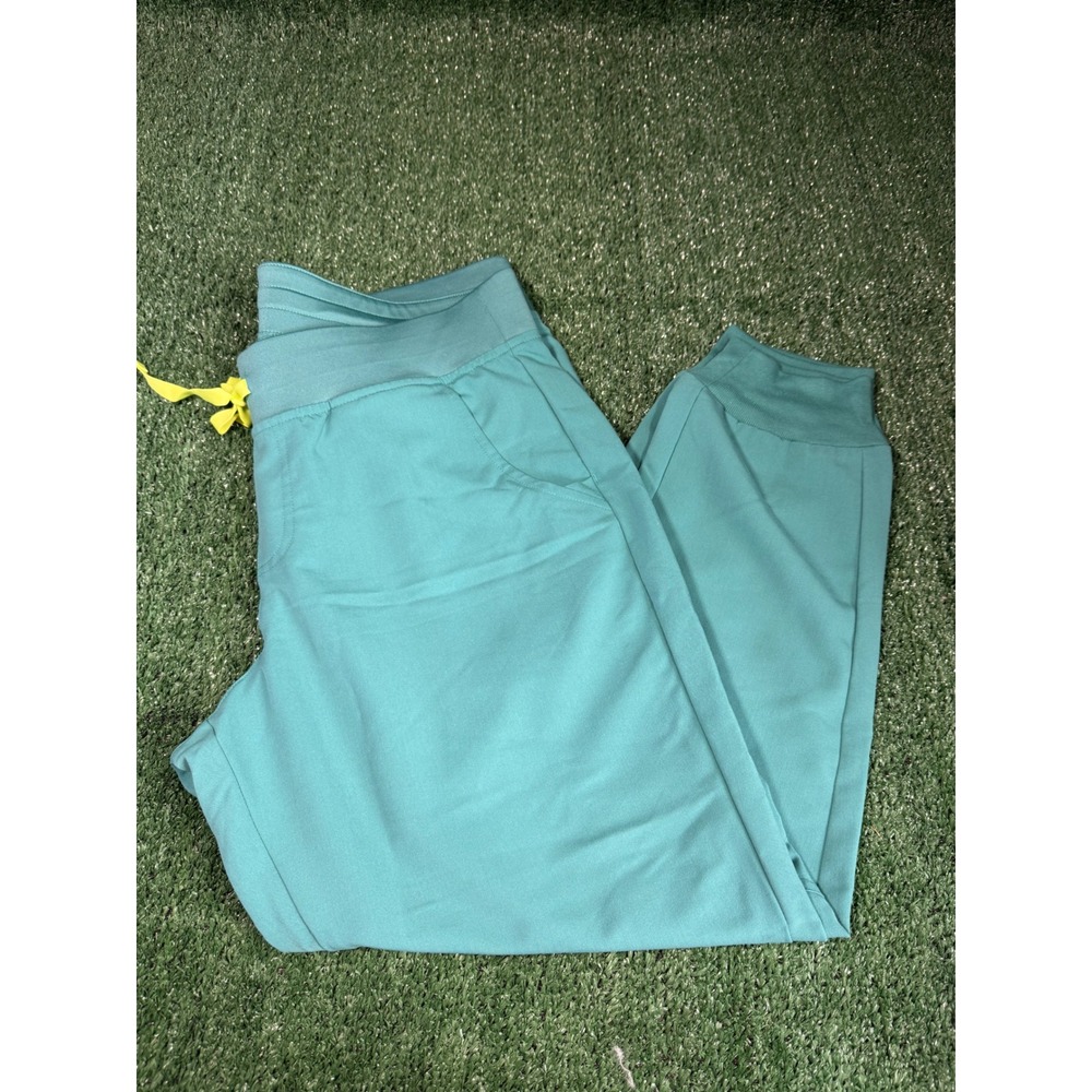 FIGS ZAMORA Jogger Scrub Pants Teal Women's L Pโ